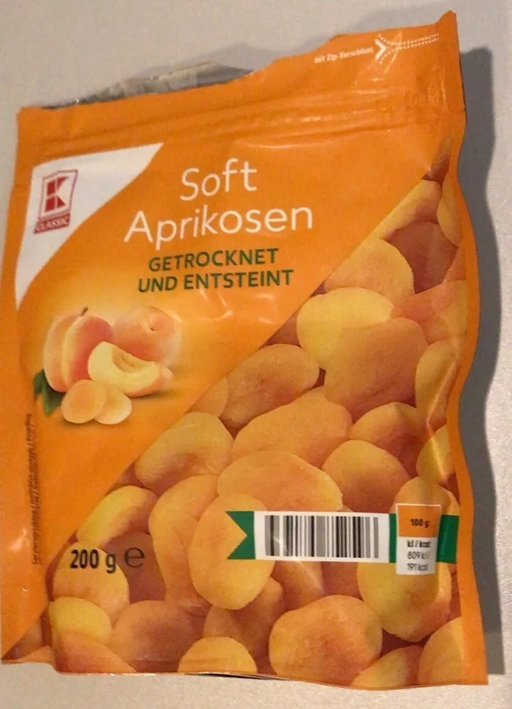 getrocknete Soft Aprikosen