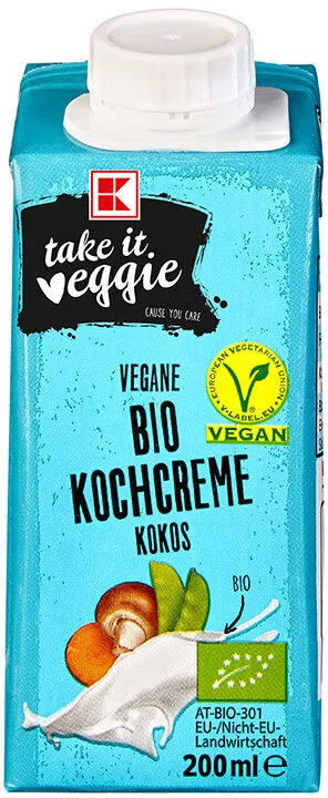 K-take it veggie Bio Kokos Kochcreme