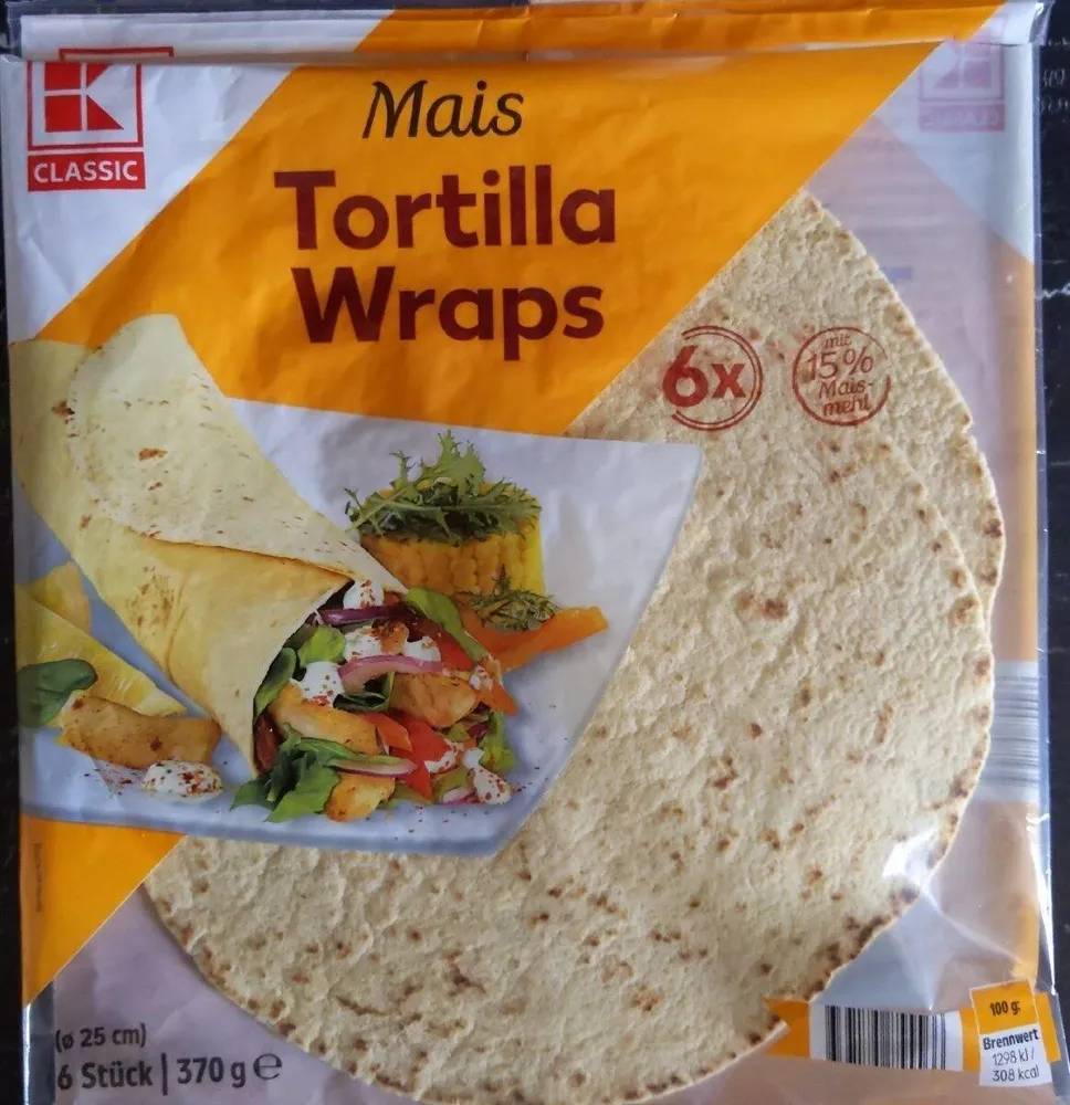 Mais Tortilla Wraps