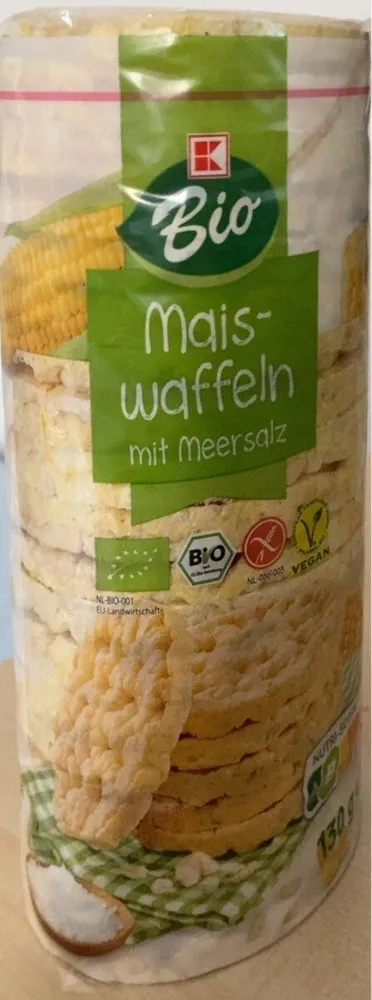Maiswaffeln mit Meersalz
