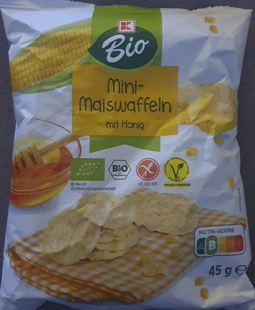 Mini-Maiswaffeln mit Honig