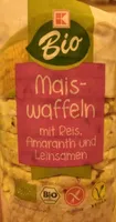 Maiswaffeln mit Reis, Amaranth und Leinsamen