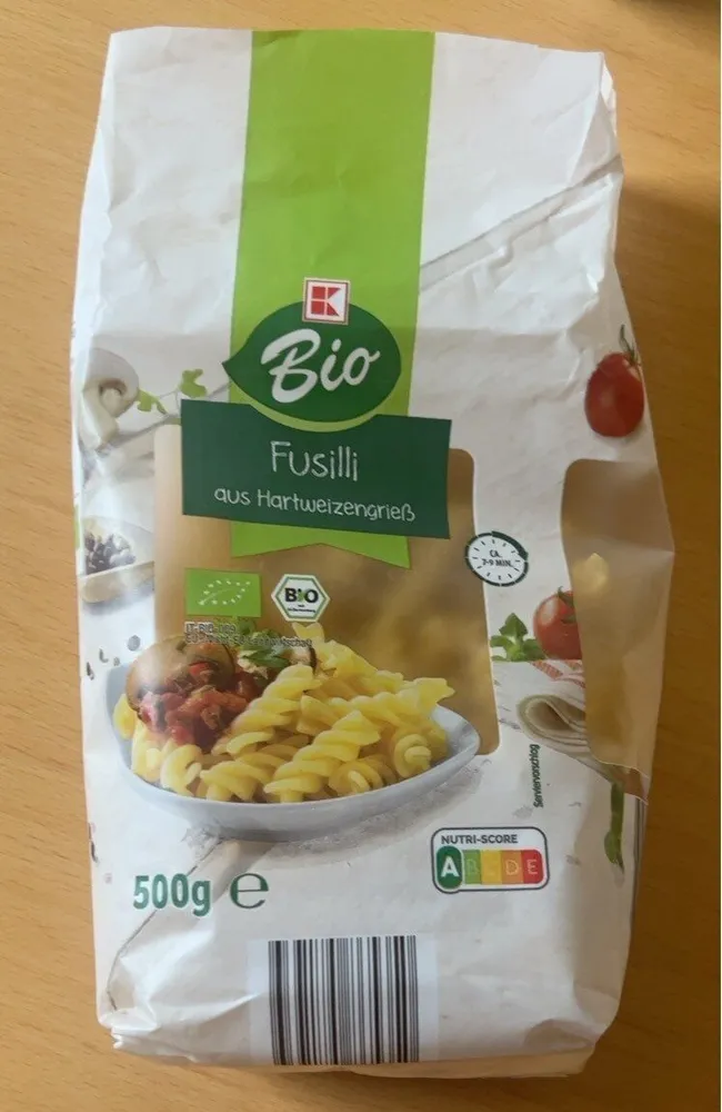 Bio Fusilli aus Hartweizengrieß