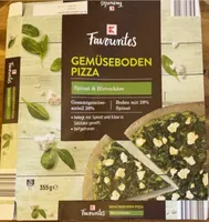 Gemüseboden Pizza Spinat & Hirtenkäse