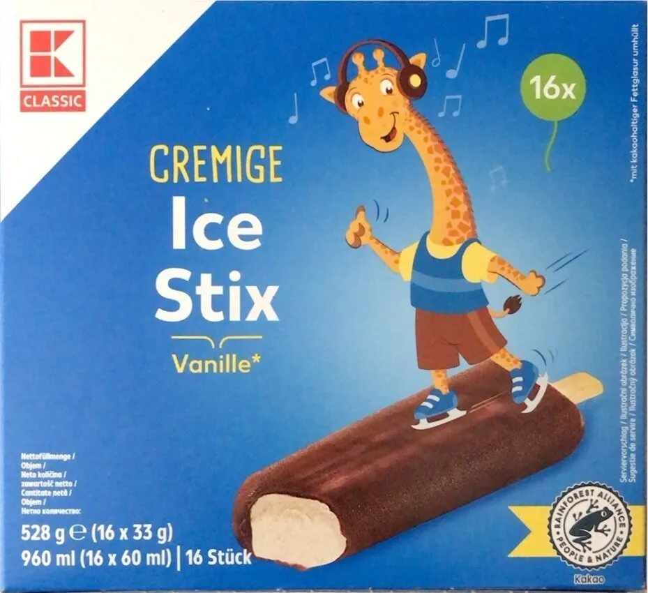 Cremige Ice Stix