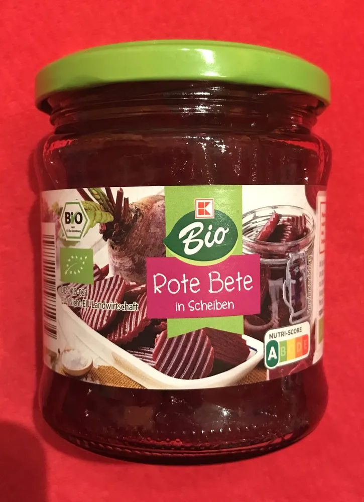 Rote Beete in scheiben