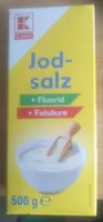 Salz - Jodsalz + Fluorid + Folsäure