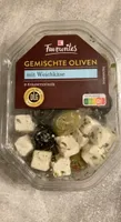 Gemischte Oliven mit Weichkäse