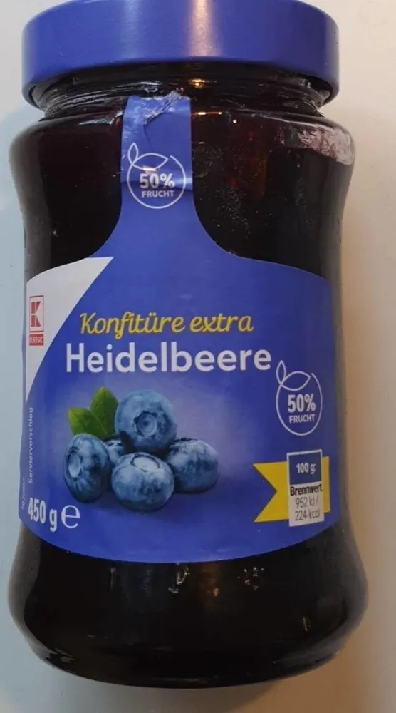 Konfitüre extra Heidelbeere