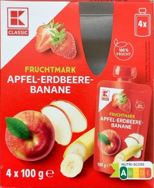 Fruchtmark Apfel-Erdbeere-Banane