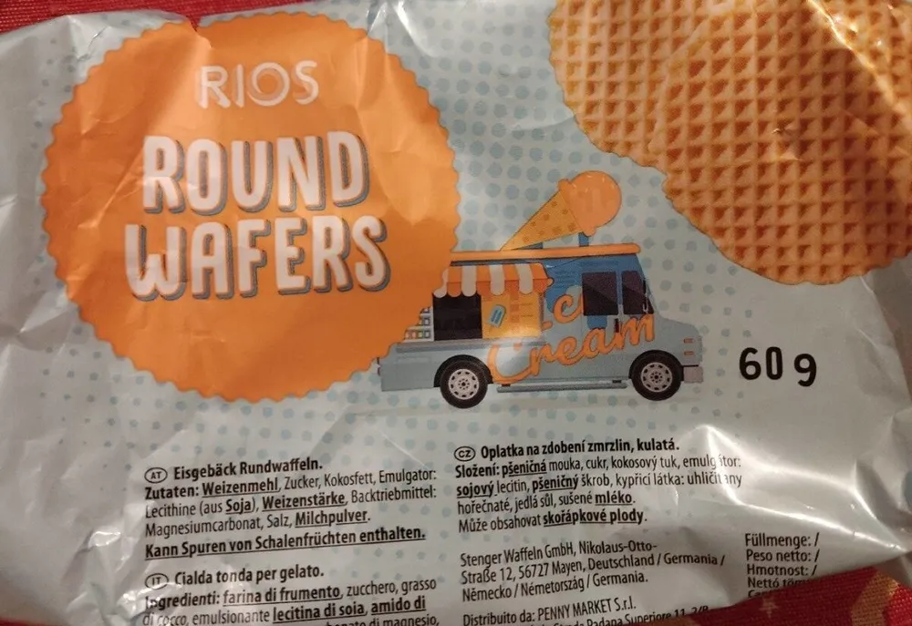 Rios round wafers