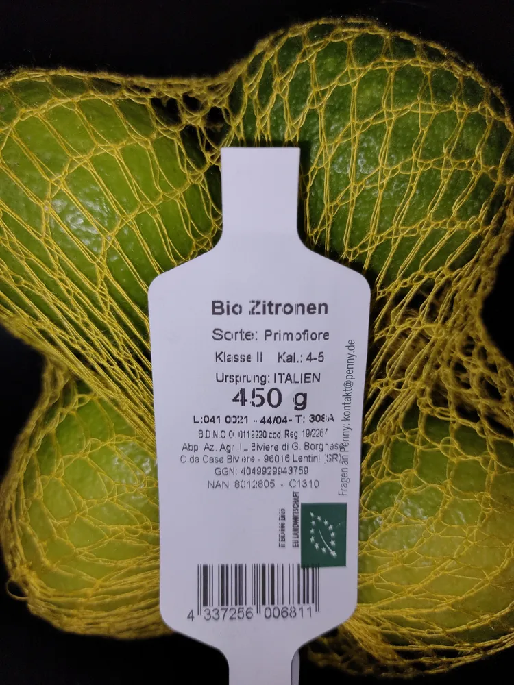 Bio-Zitronen, Primofiore