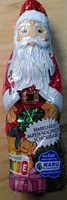 Schokoladen Weihnachtsmann Haselnuss Alpen-Vollmilchschokolade