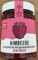 Himbeere Fruchtaufstrich mit Agavendicksaft gesüßt