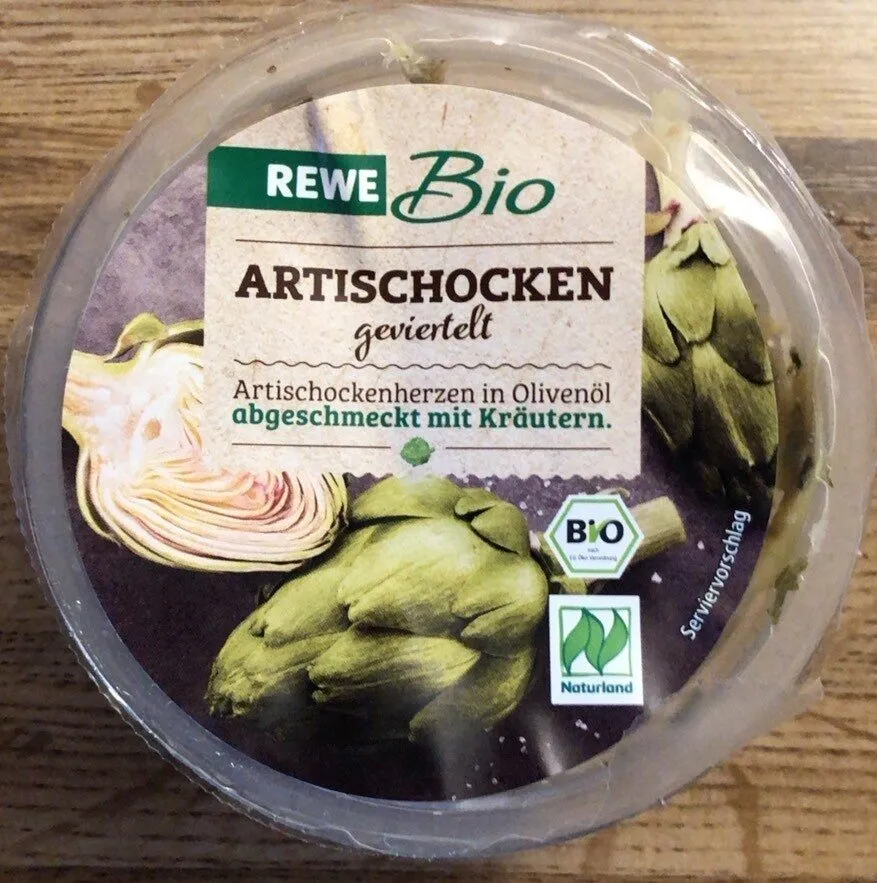 Artischocken geviertelt