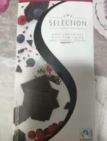 Dark chocolate with 70% cocoa and foresta fruit