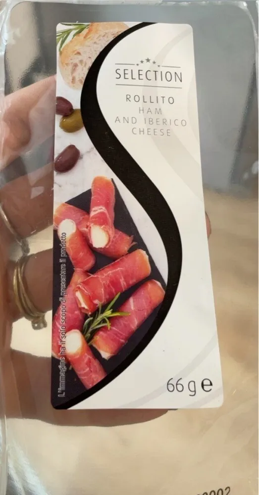 Involtini di prosciutto e formaggio di latte misto iberico