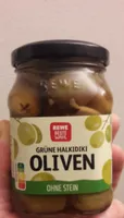 Grüne Halkidiki Oliven