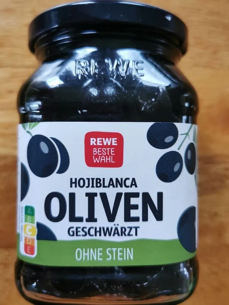 Oliven geschwärzt