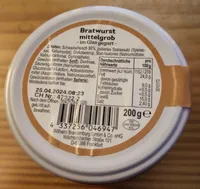 Bratwurst im Glas mittelgrob