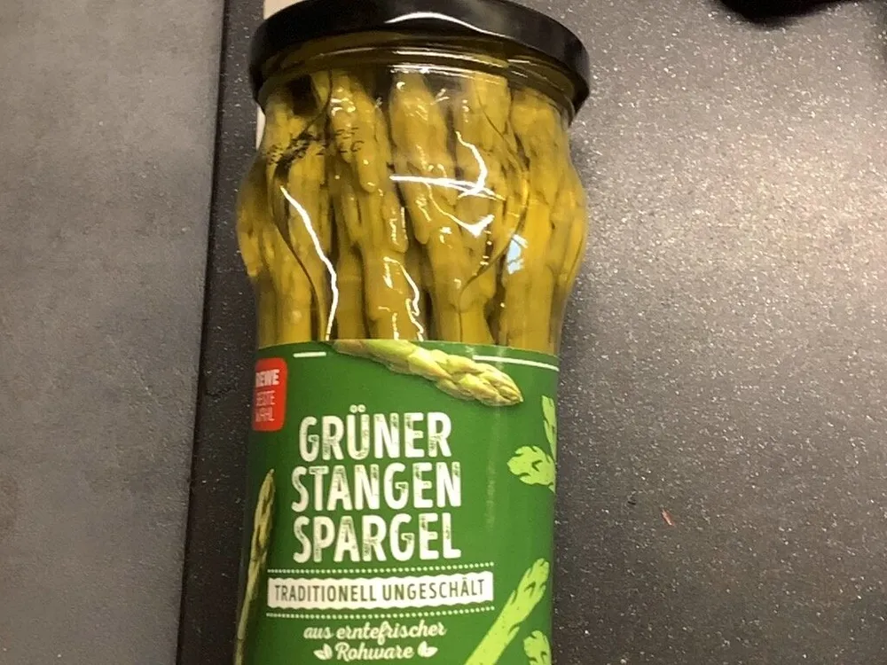 grüner Stangen Spargel