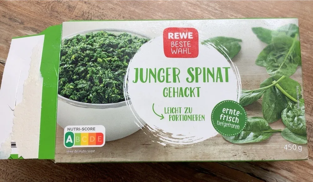 Junger Spinat