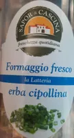 Preparazione a base di formaggio fresco con erba cipollina