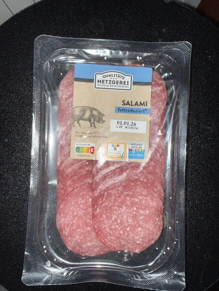 Salami fettreduziert