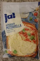 Geriebener Mozzarella
