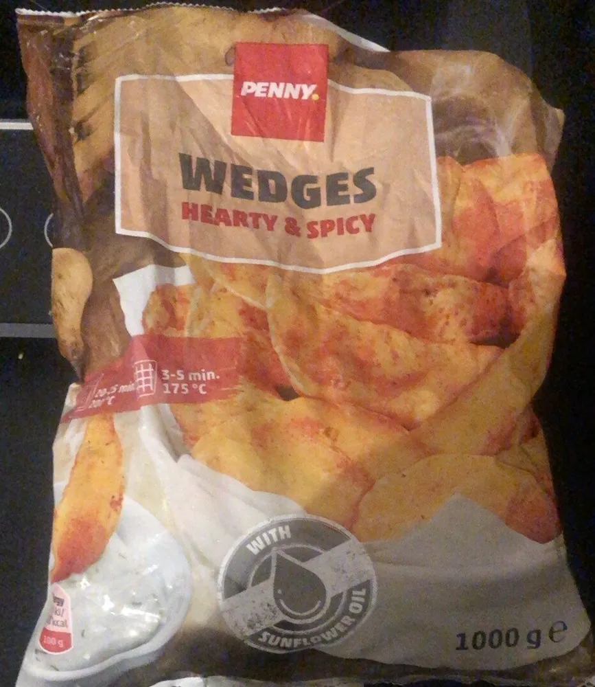 Wedges hearty & spicy