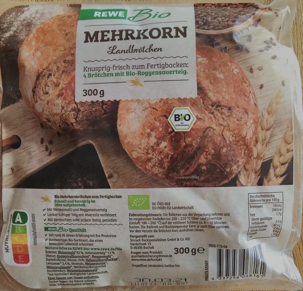 Mehrkorn Landbrötchen