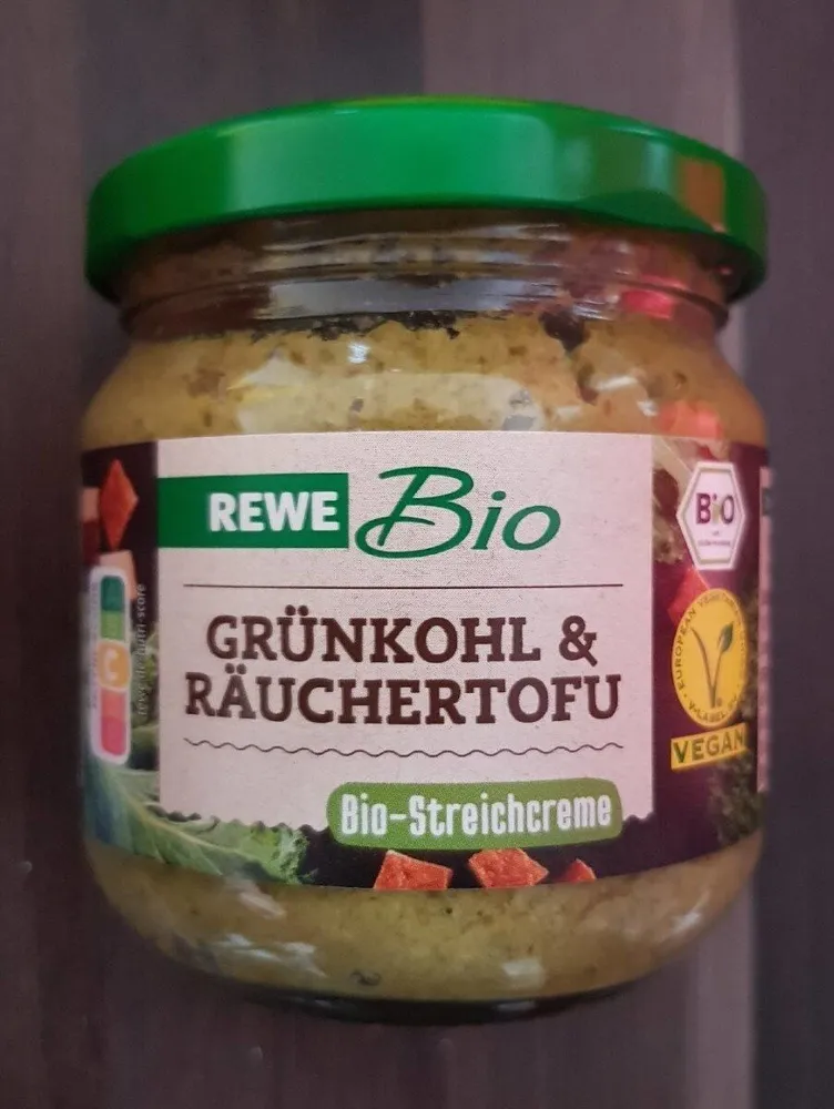Streichcreme Grünkohl, Tofu