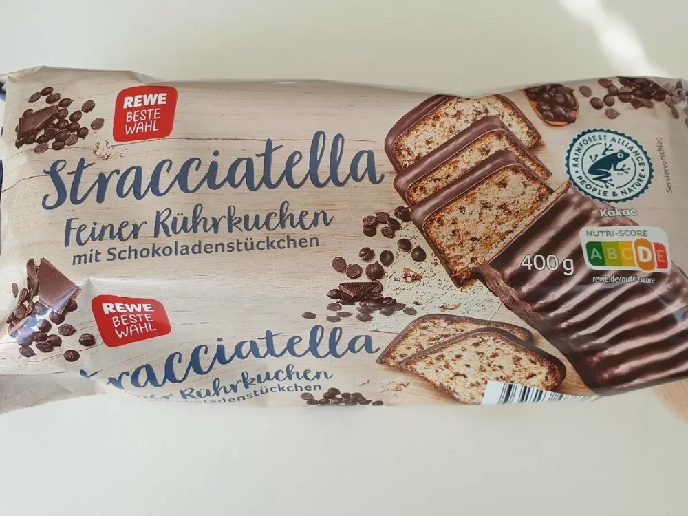 Stracciatella feiner Rührkuchen mit Schokostückchen