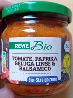 Tomate, Paprika, Beluga Linse & Balsamico Bio-Streichcreme