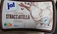 Eiscreme Stracciatella mit Schlagrahm