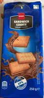 Sandwich cookie cacao cream