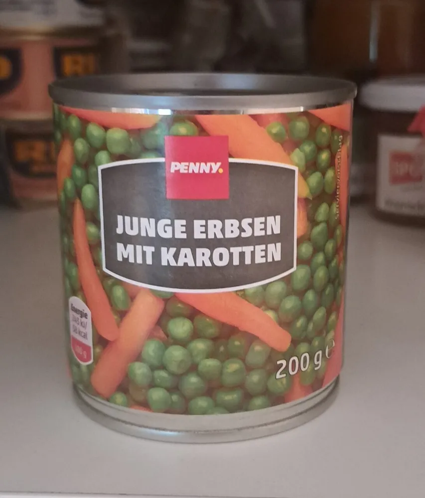 Erbsen mit Karotten