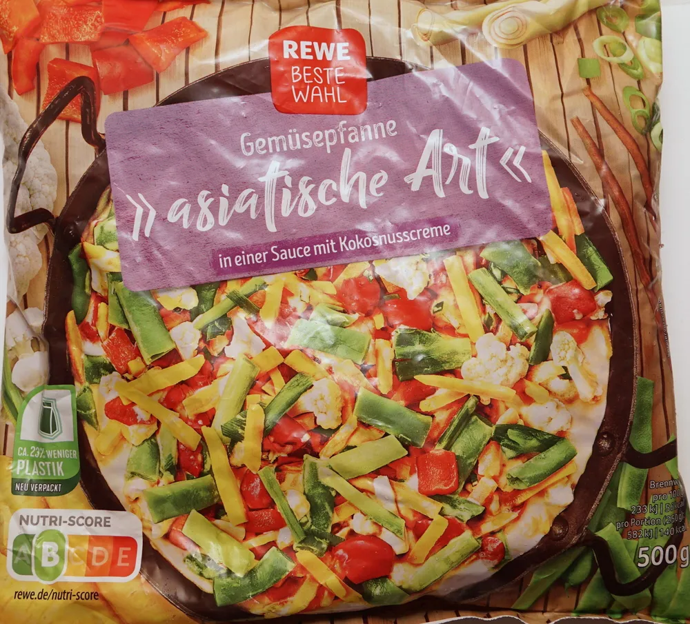 Gemüsepfanne "asiatische Art"
