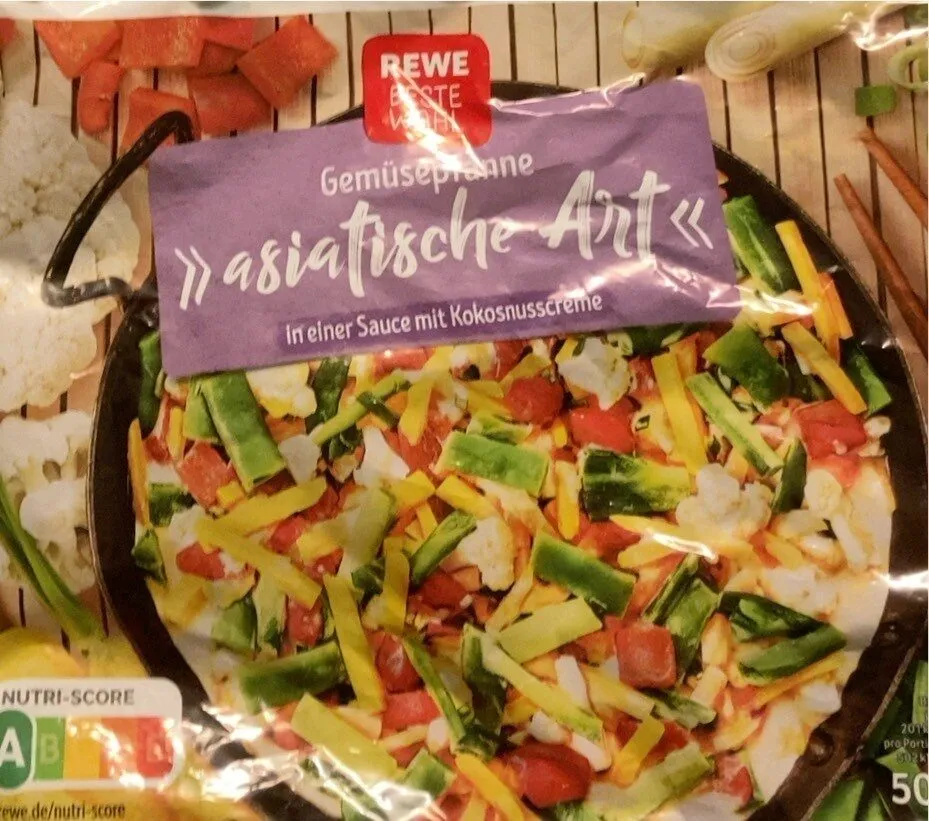 Gemüsepfanne asiatische Art