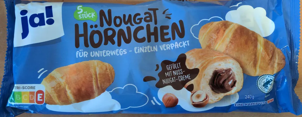 Nougat Hörnchen