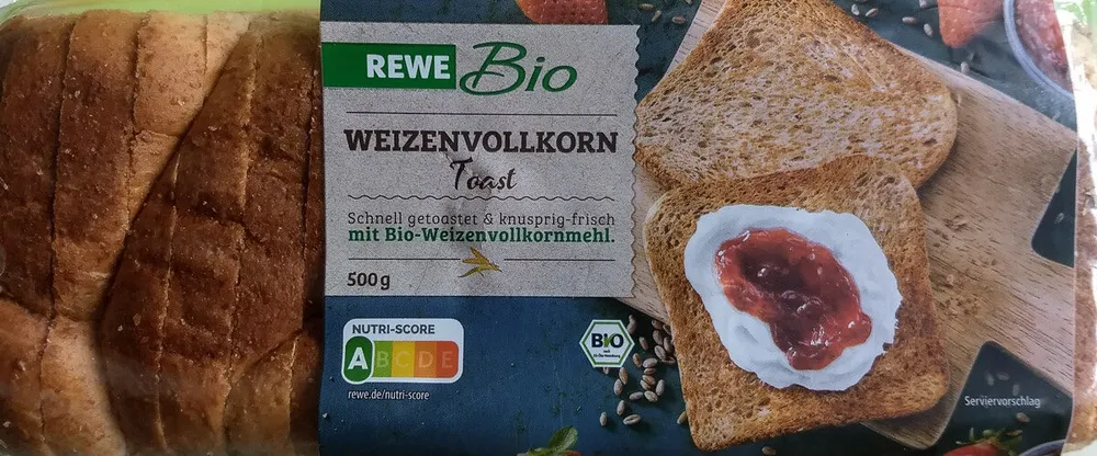 Vollkorn-Toast