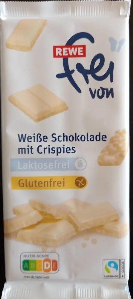 Weiße Schokolade mit Crispies