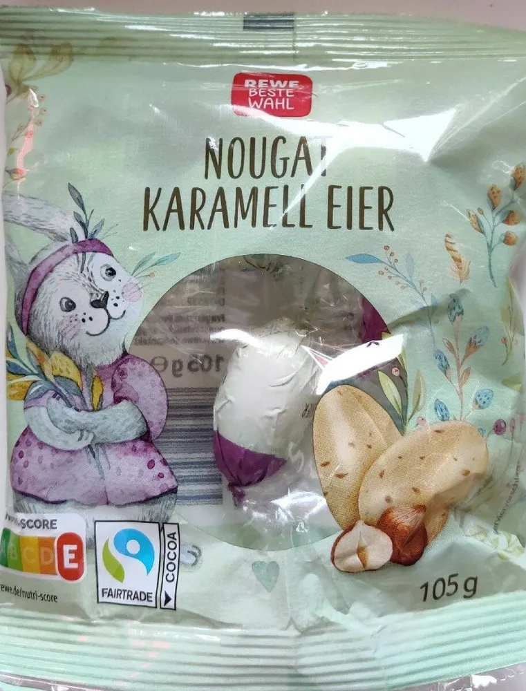 Nougat Karamell Eier