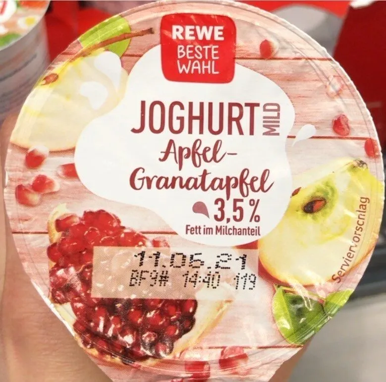 Joghurt Apfel-Granatapfel