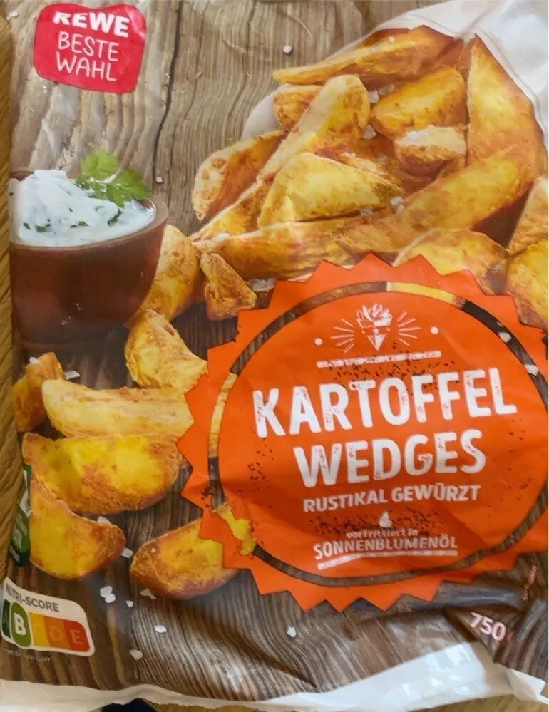 Kartoffel Wedges Rustikal Gewürzt
