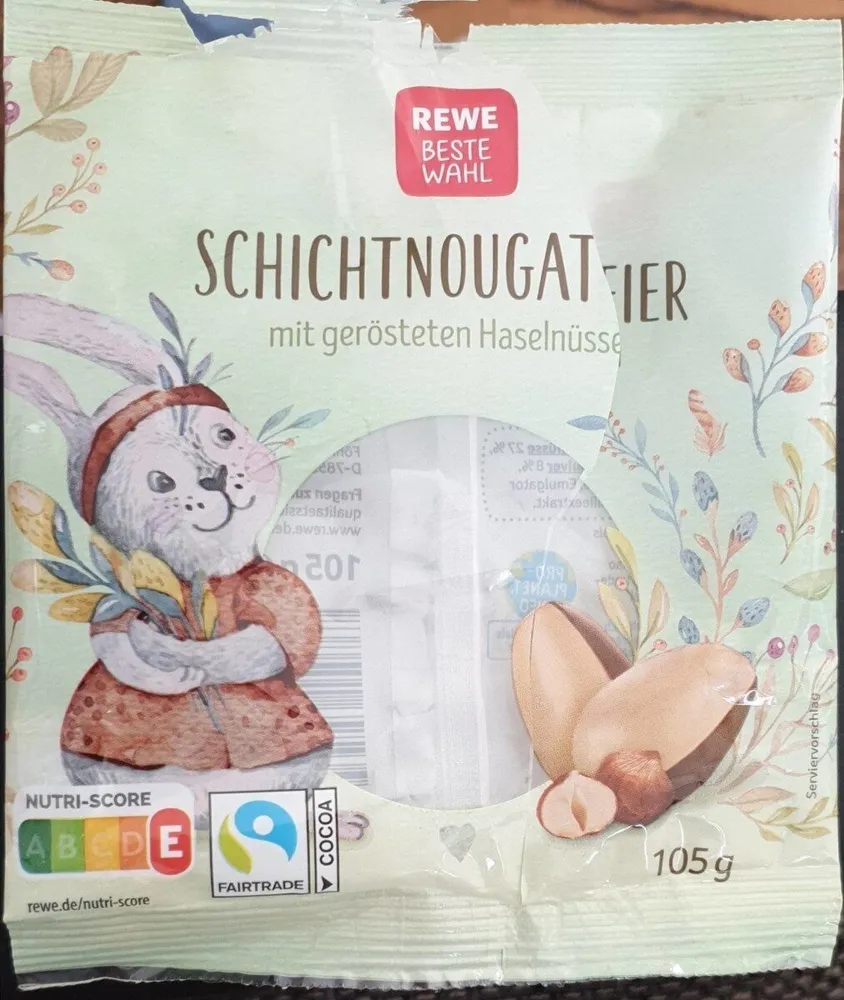 Schichtnougat Eier