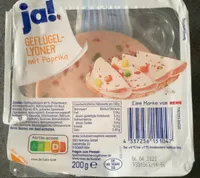 Geflügel-Lyoner mit Paprika