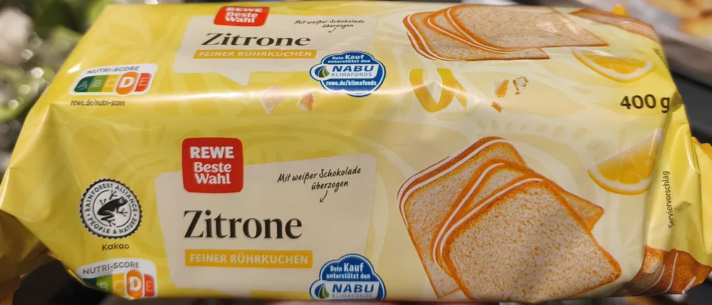 Zitrone Feiner Rührkuchen