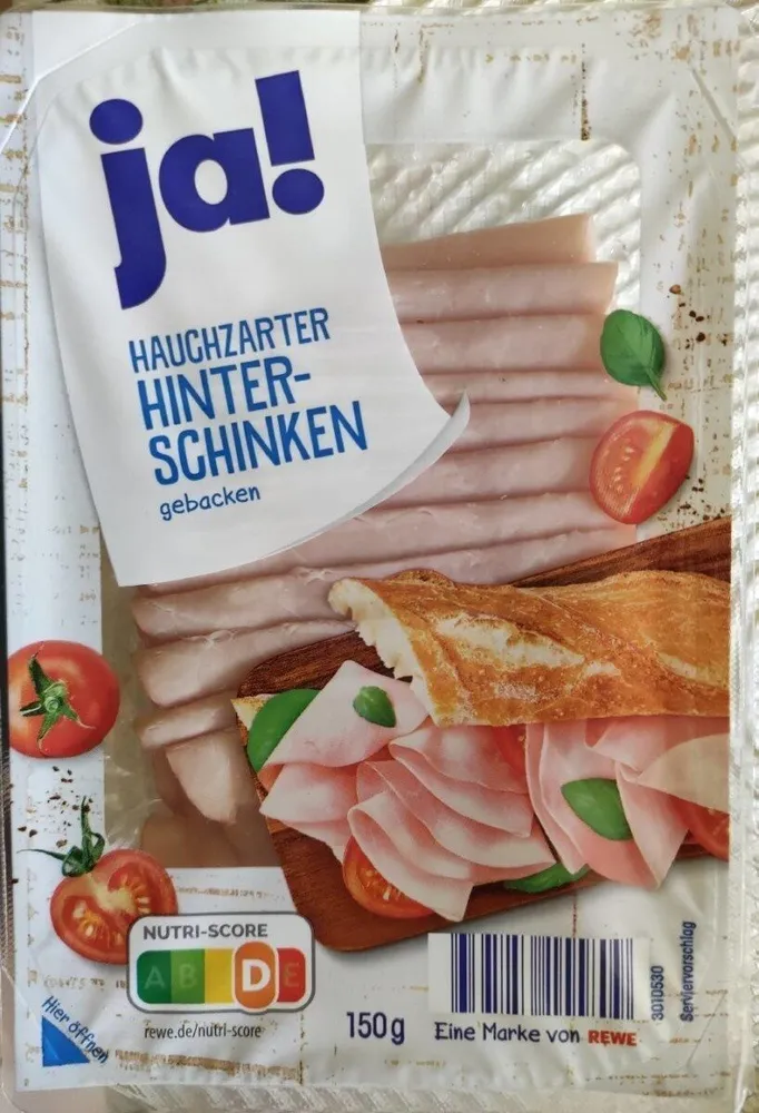 Schinken gekocht