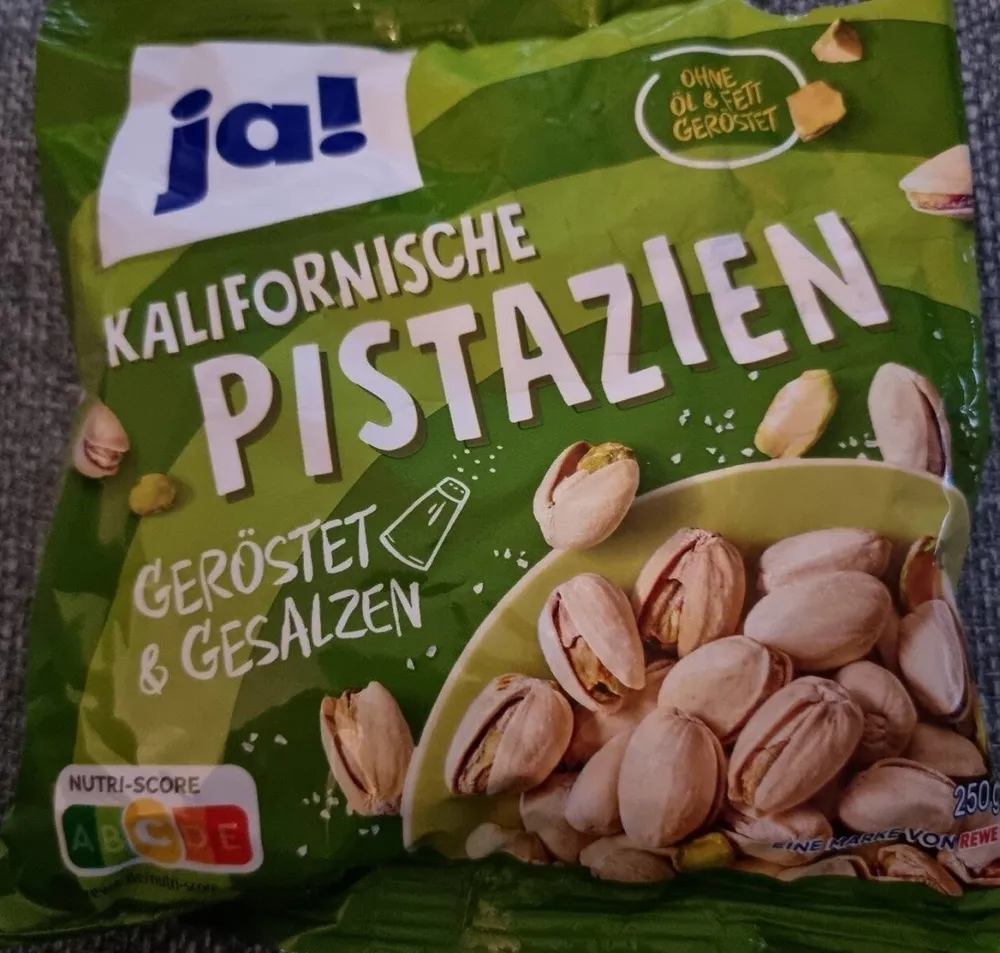 Kalifornische Pistazien - geröstet & gesalzen